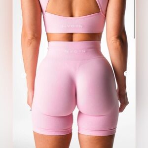 NVGTN Baby Pink Lift Seamless Shorts- M
